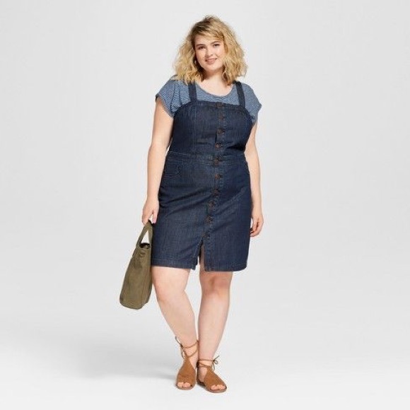 apron denim dress